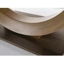 Стол обеденный SIGNAL WILSON Ceramic Ossido Bruno коричневый/античный коричневый 180-240/100